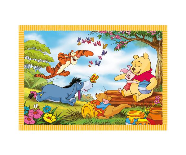 Micimackó 4 az 1-ben puzzle - Clementoni
