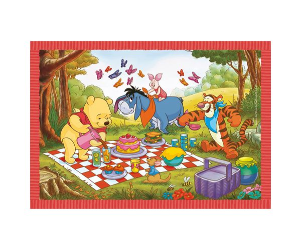 Micimackó 4 az 1-ben puzzle - Clementoni