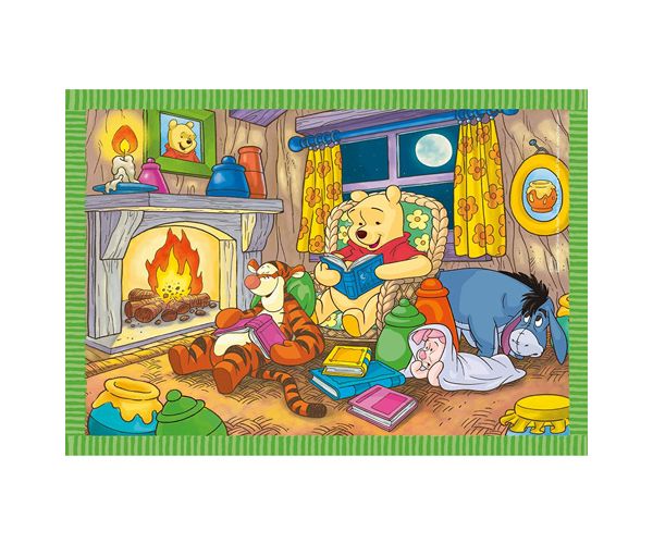 Micimackó 4 az 1-ben puzzle - Clementoni