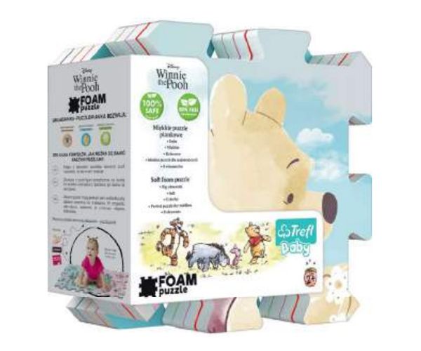 Winnie the Pooh și cei mai buni prieteni puzzle burete - Trefl
