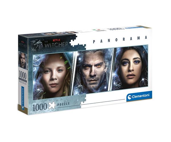 Witcher: Vaják 1000db-os panoráma puzzle - Clementoni