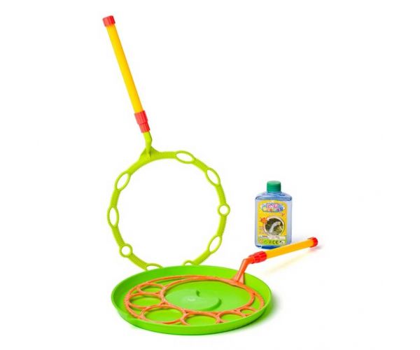 Woobly Boobly – set pentru suflat bule uriașe cu 300 ml lichid - Woodyland