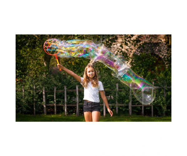 Woobly Boobly – set pentru suflat bule uriașe cu 300 ml lichid - Woodyland