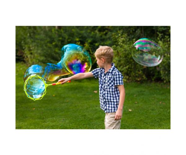 Woobly Boobly – set pentru suflat bule uriașe cu 300 ml lichid - Woodyland