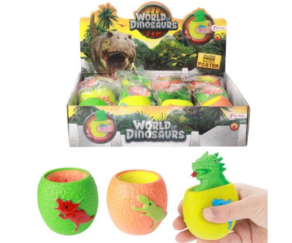 World of Dinosaurs Pop-Out joc cu dinozauri apăsabili
