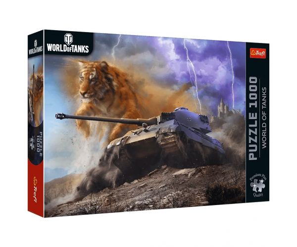 World of Tanks Tigrul II puzzle premium plus calitate 1000 piese - Trefl