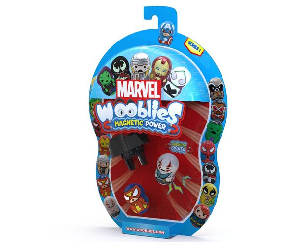 Wooblies Marvel pachet cu lansator 2 bucăți