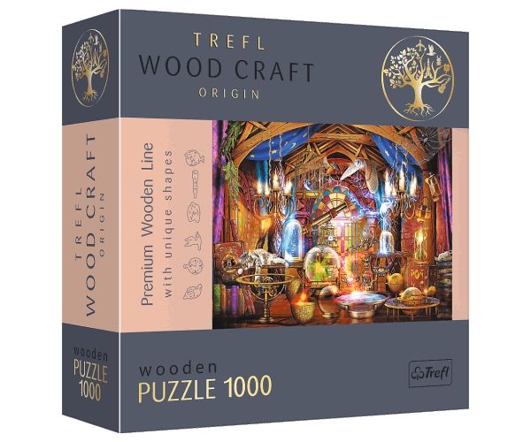 Wood Craft: Cameră magică 1000 bucăți premium lemn puzzle - Trefl