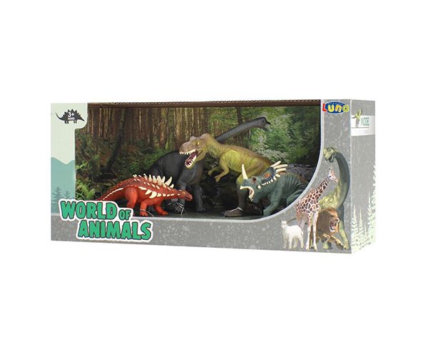 World Of Animals: Dinoszauruszok 4db-os játékszett