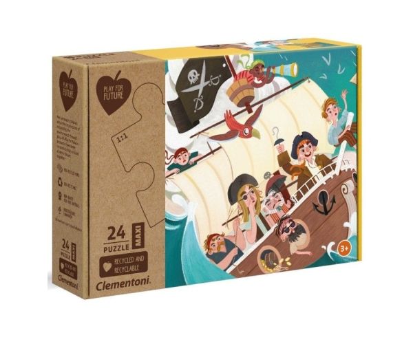 YO HO HO! Kalózok 24db-os Maxi puzzle - Clementoni