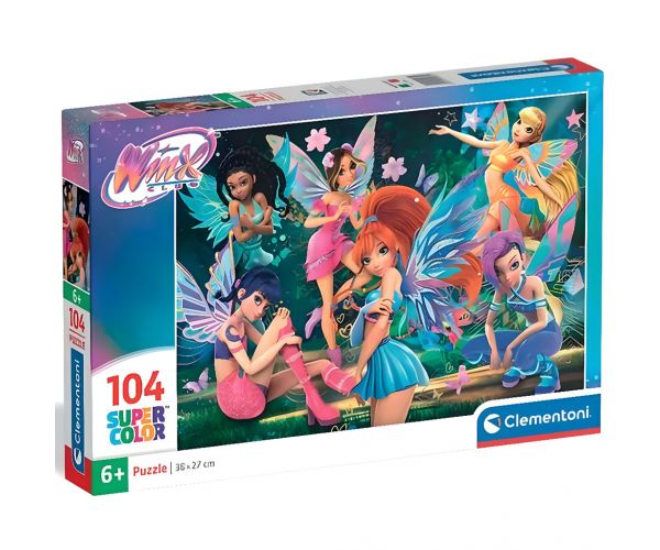 Zâna Winx Club puzzle cu 104 piese - Clementoni