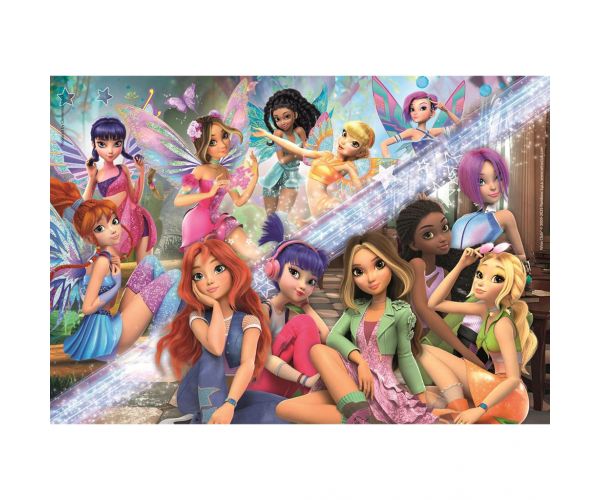 Zânele Winx Club Puzzle Super de 180 piese - Clementoni