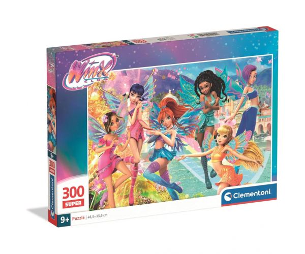 Zânele Winx Club, puzzle Super de 300 piese - Clementoni