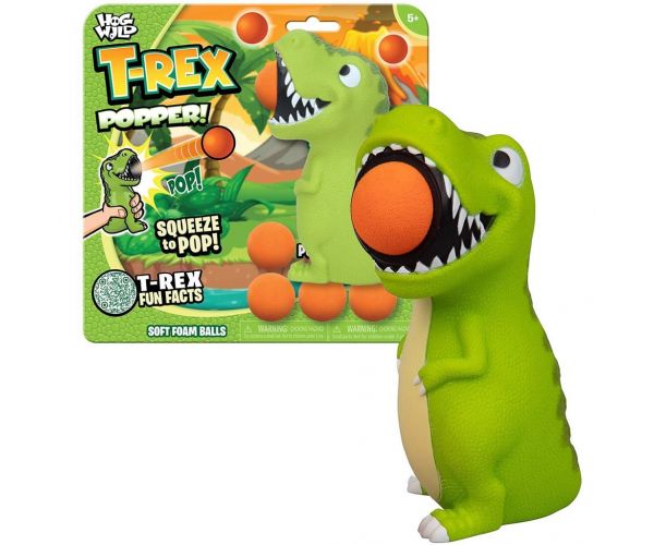 Zing: Popper T-rex cu mingi de lansare