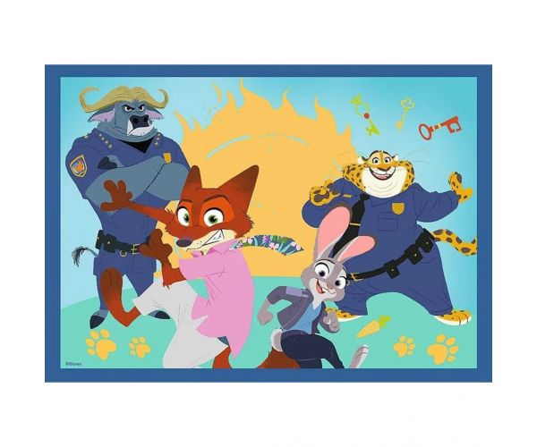 Zootropolis 2 – puzzle 4 în 1 cu 35-48-54-70 piese – Trefl