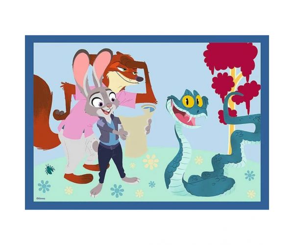 Zootropolis 2 – puzzle 4 în 1 cu 35-48-54-70 piese – Trefl